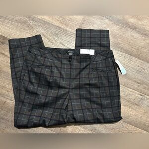 NWT Michel Studio Plaid Pants